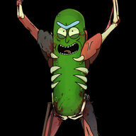 Grumpy Pickle Rick